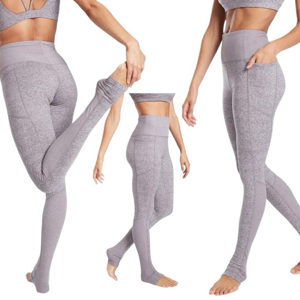 Athleta Exhale Heel Leggings Women XXS Pocket Activewear Athleisure Running Yoga